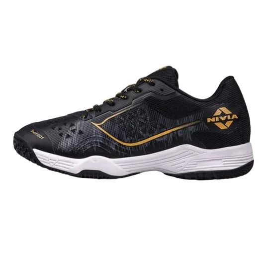 Nivia HY-Court 3.0 Badminton Shoe | Black