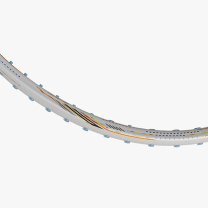 Hundred Nitrix 70 Volta Badminton Racket (Unstrung) | White/Copper 3U