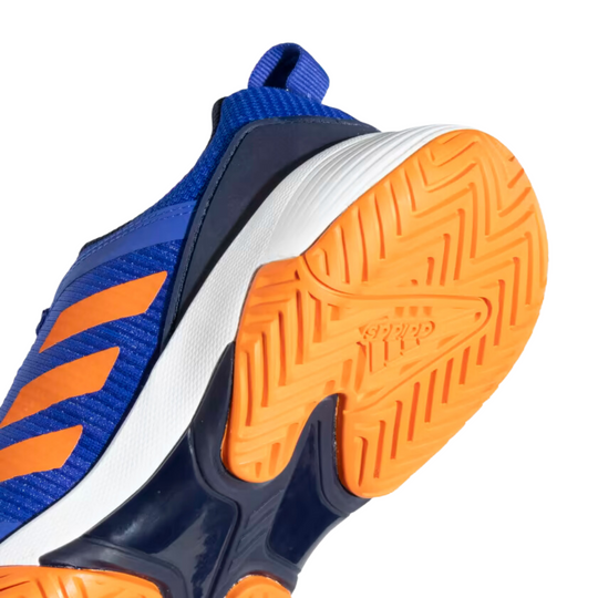 Adidas Stin TNS 23 Tennis Shoe - Lucid Blue/Collegiate Navy/Semi Impact Orange