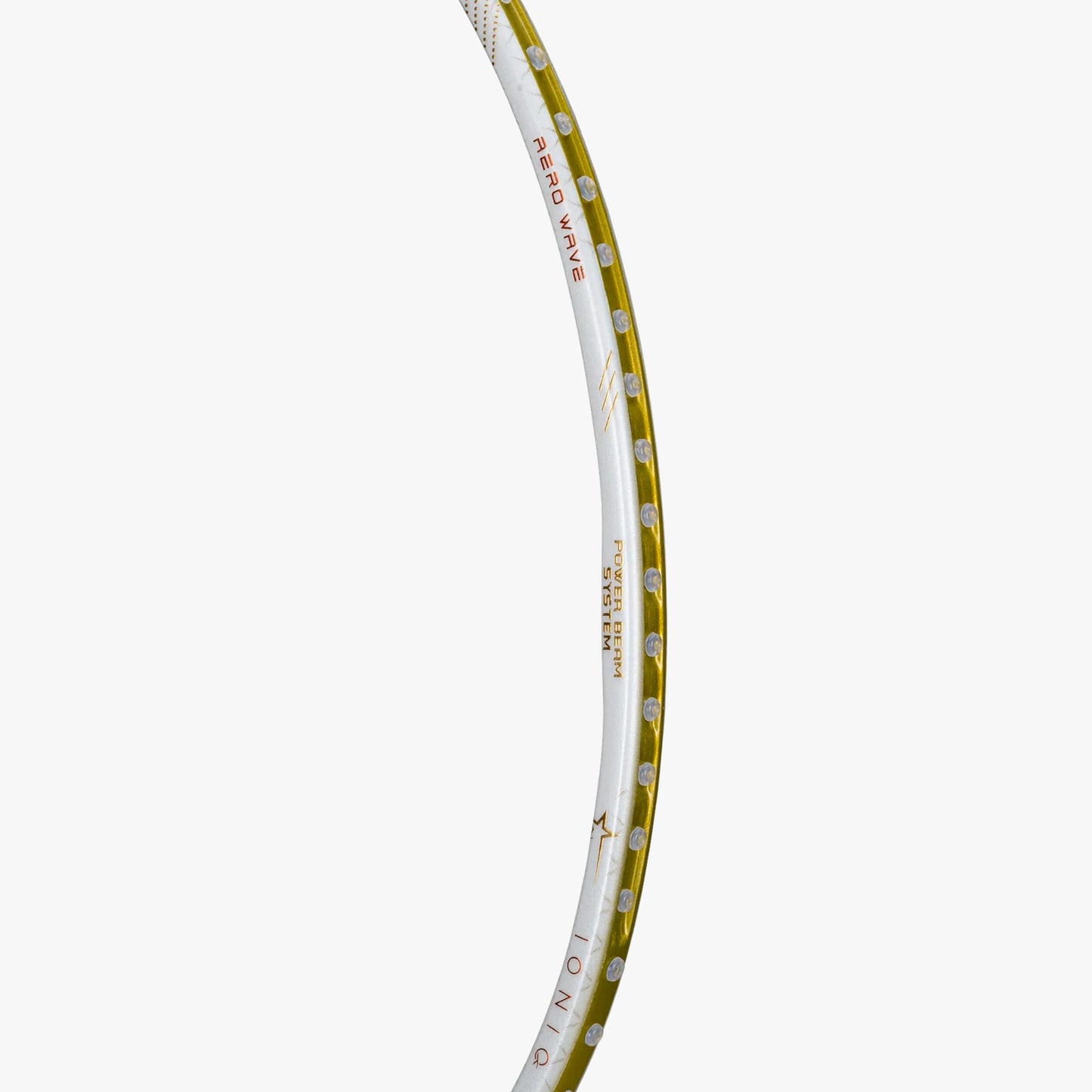 Hundred Ioniq 80 Limited Edition Badminton Racket (Unstrung) | White/Gold