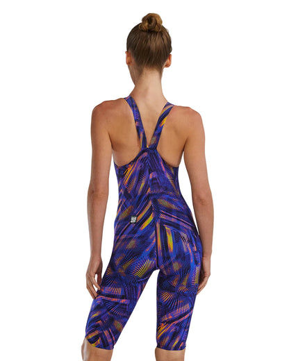 TYR Women's Avictor 2.0 Helux Closed Back Swimsuit | Purple/Gold