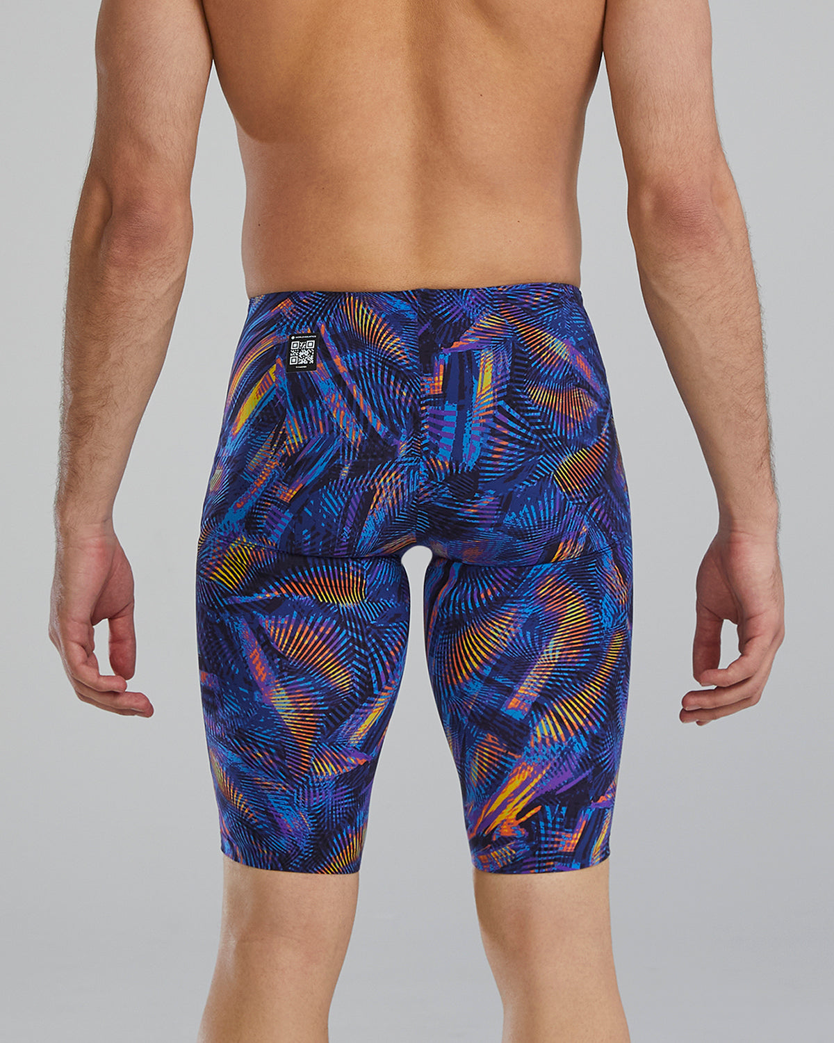 TYR Men's Avictor Helux High Waist Jammer Swimsuit | Purple/Gold