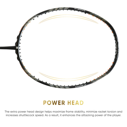 Apacs Z-Ziggler Limited Edition Badminton Racket (Unstrung) | Black