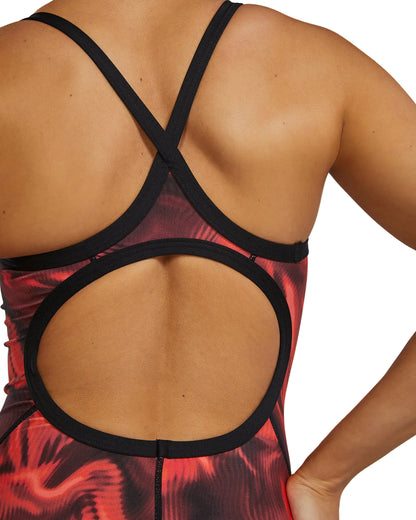 TYR Women's Waveform Durafast Elite Diamondfit Swimsuit | Red