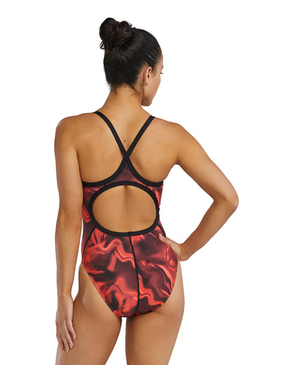 TYR Women's Waveform Durafast Elite Diamondfit Swimsuit | Red