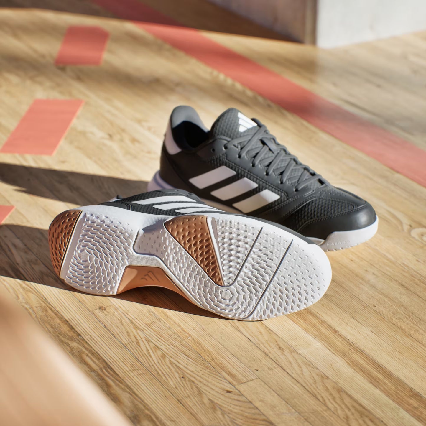 Adidas Ligra 8 Men's Badminton Shoe |Core Black/Feather White/Feather White