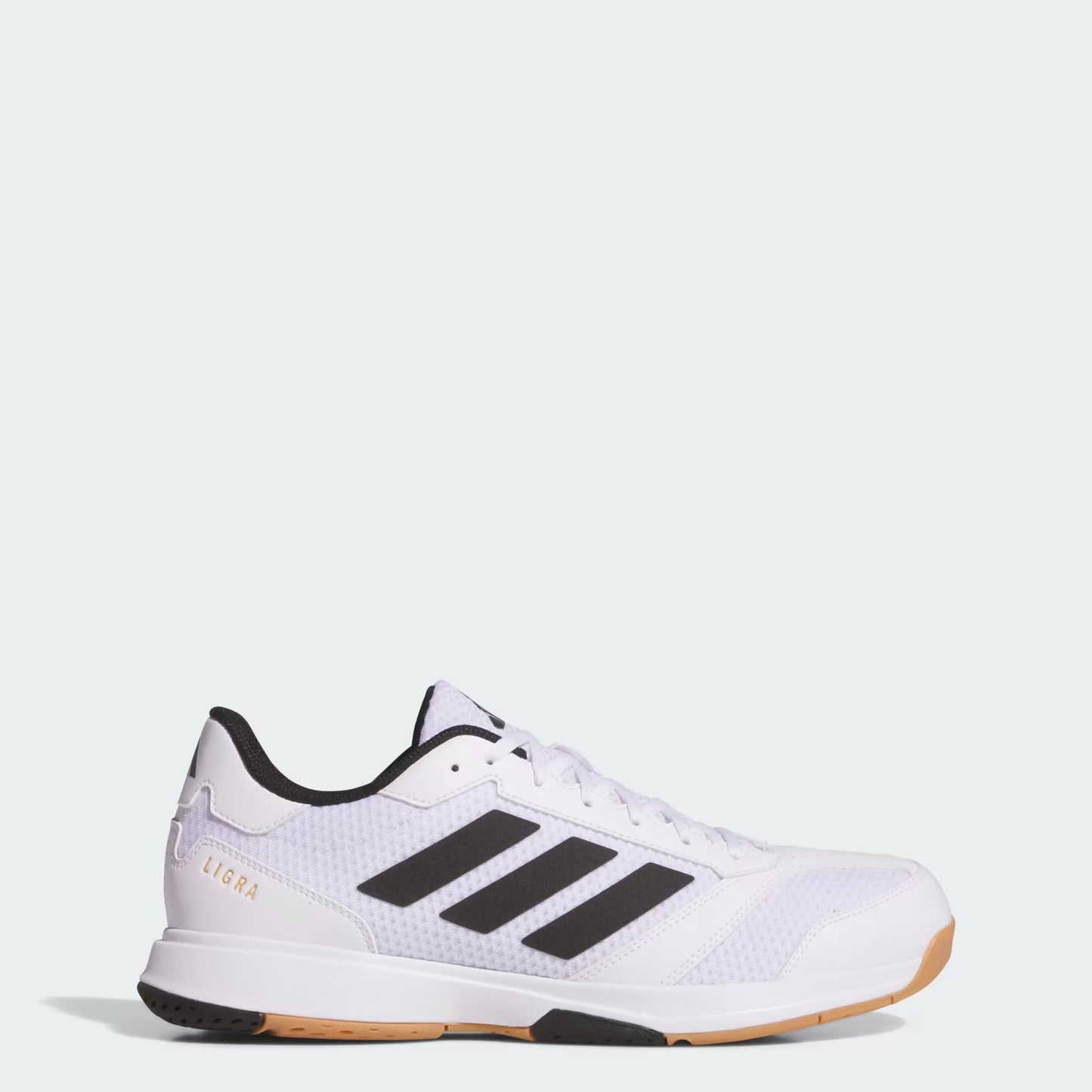 Adidas Ligra 8 Men's Badminton Shoe |Feather White/Core Black//Feather White