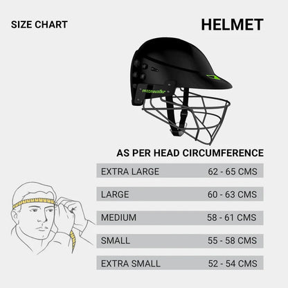 Moonwalkr Mind 2.0 Cricket Helmet | Black