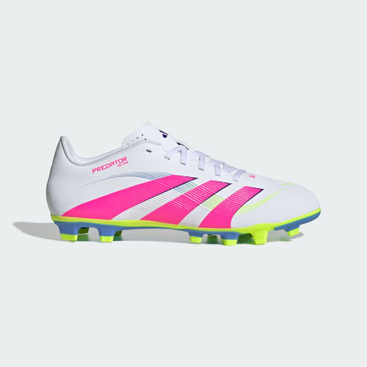Adidas Predator Club Turf Firm/Multi-Ground Boots | Cloud White / Lucid Pink / Lucid Lemon