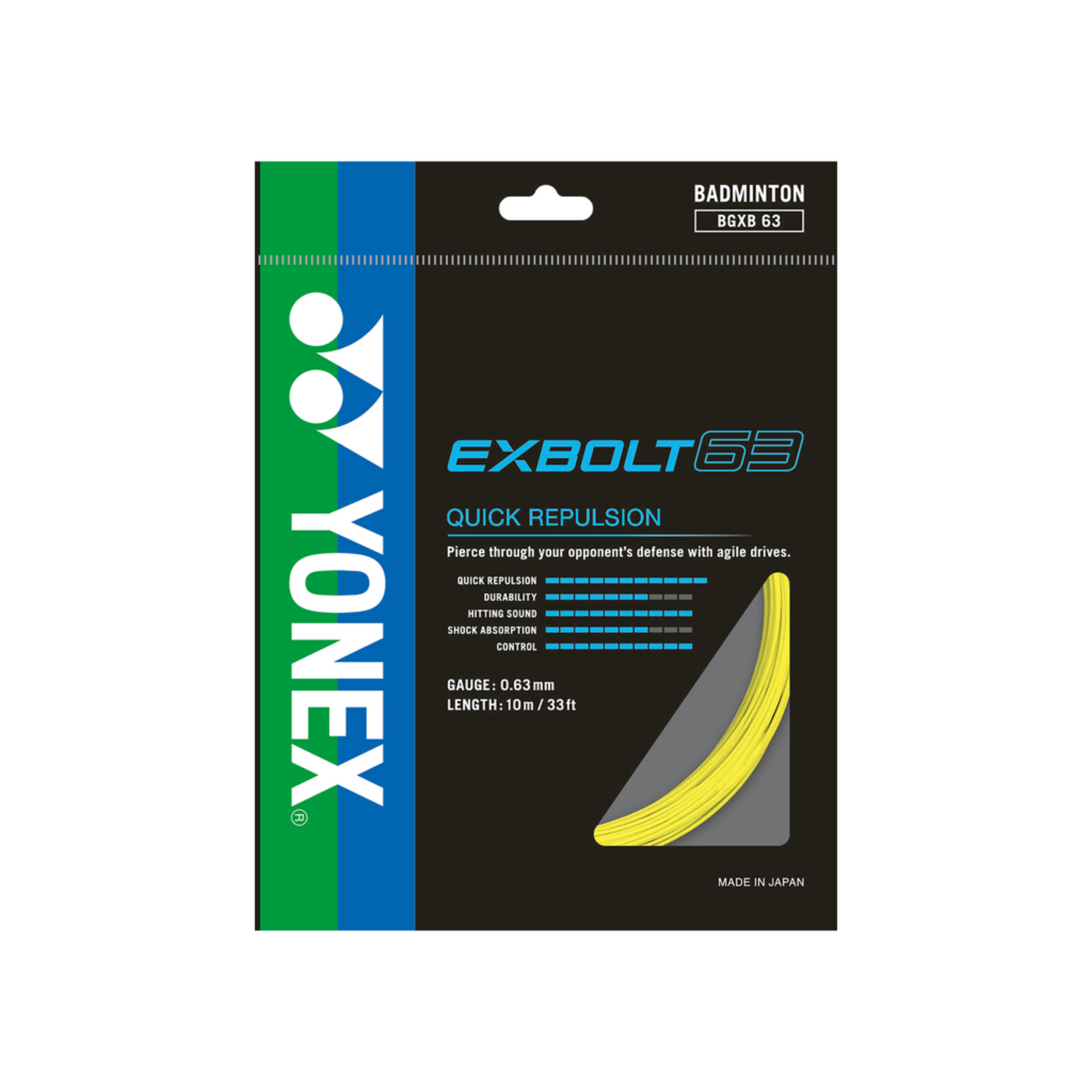 Yonex Exbolt 63 Badminton String – Achivr Yonex Exbolt 63 Badminton String – Achivr