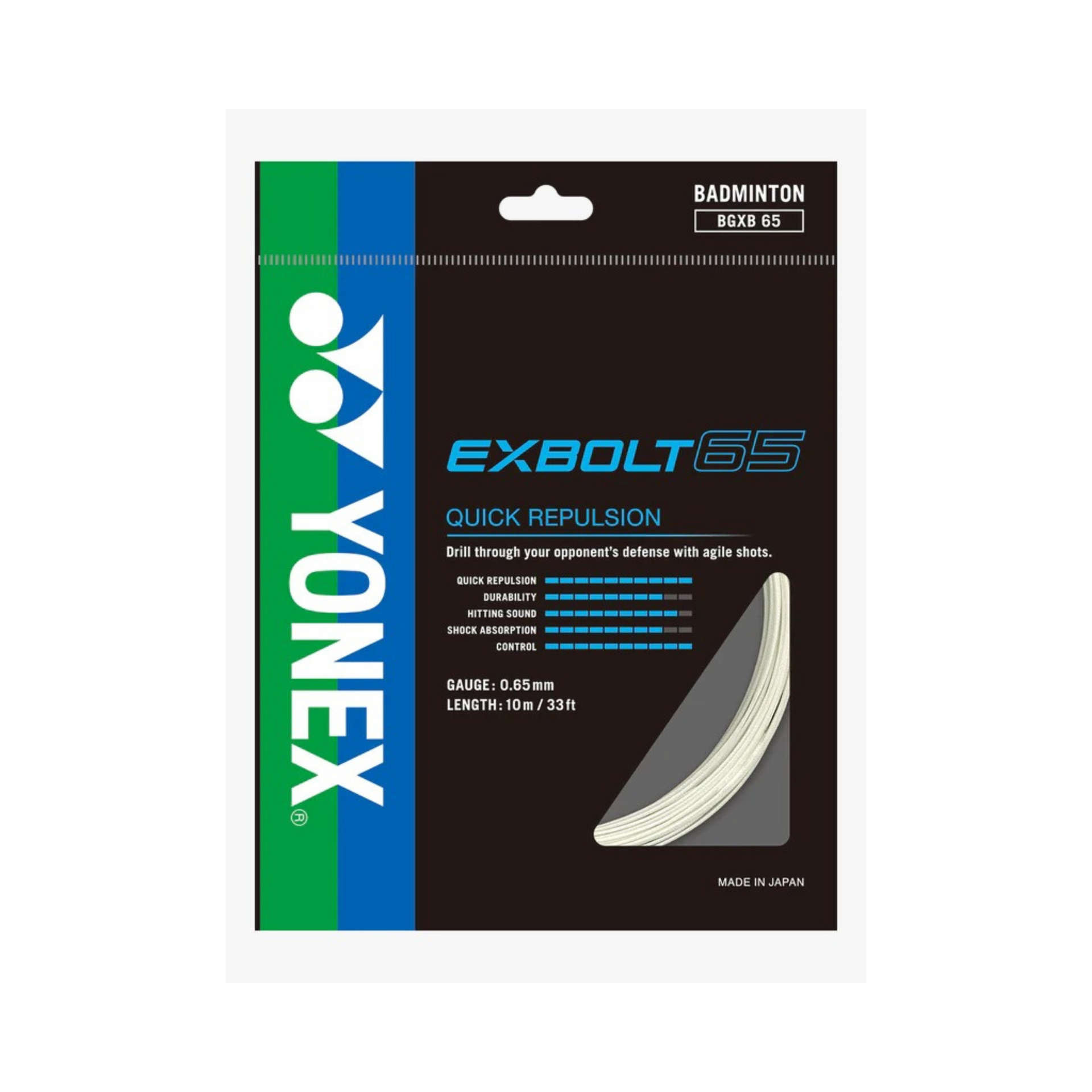 Yonex Exbolt 65 Badminton String – Achivr