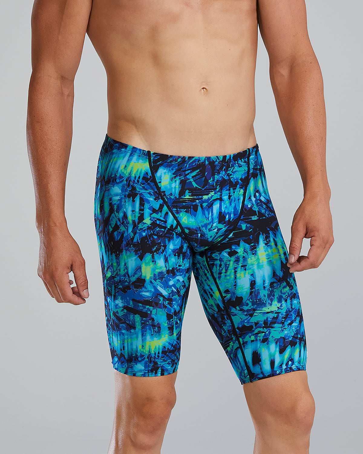TYR Men's Seismo Durafast Lite Jammer | Blue/Green