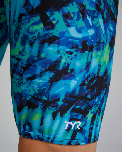 TYR Men's Seismo Durafast Lite Jammer | Blue/Green