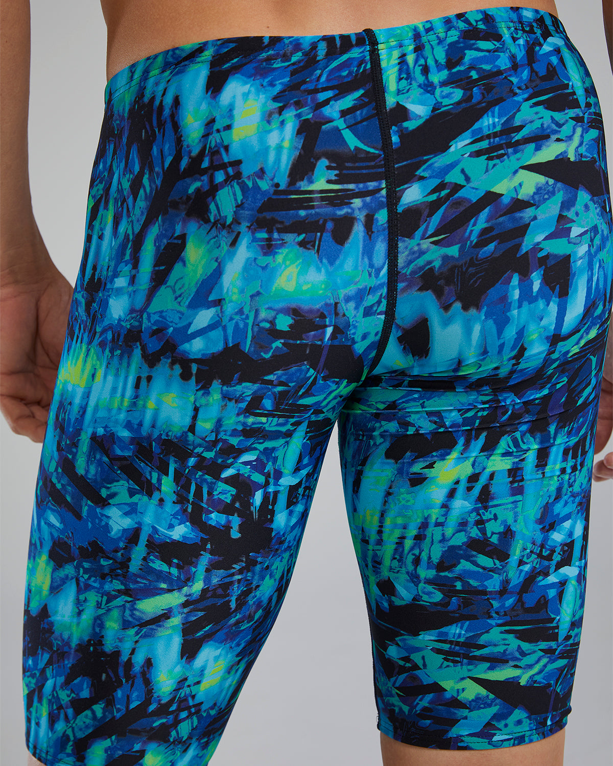 TYR Men's Seismo Durafast Lite Jammer | Blue/Green
