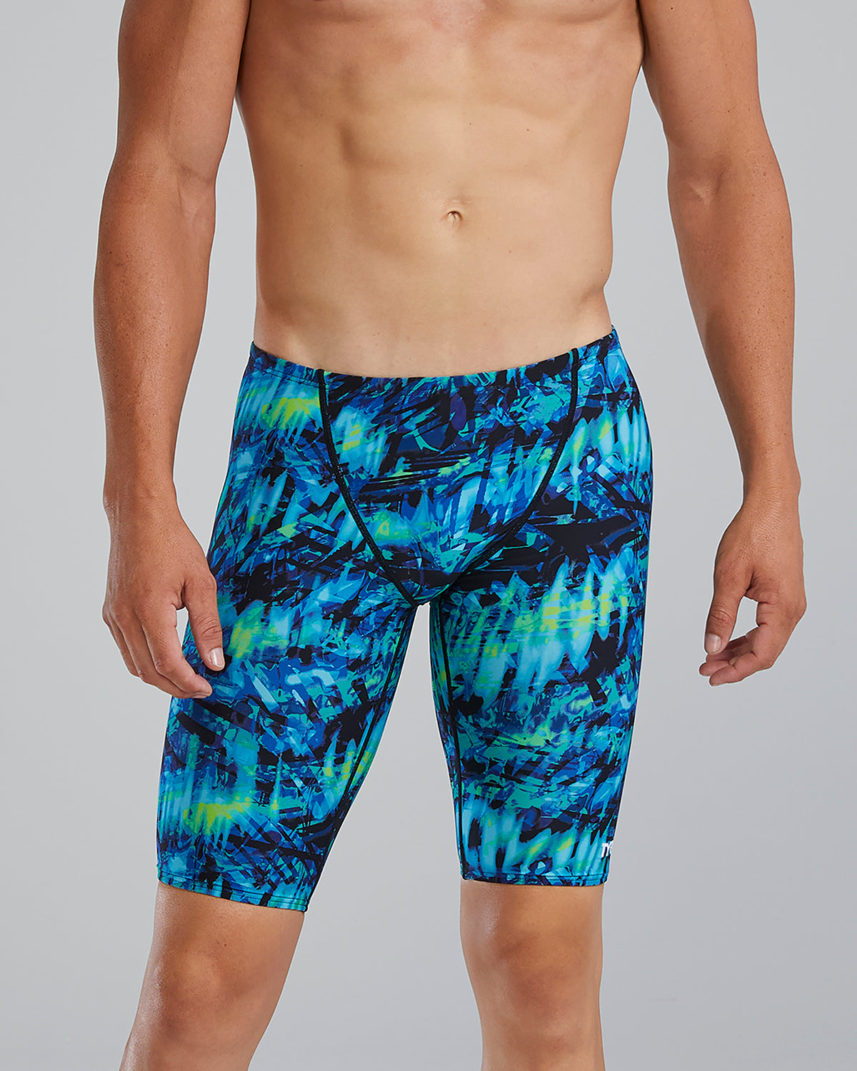 TYR Men's Seismo Durafast Lite Jammer | Blue/Green