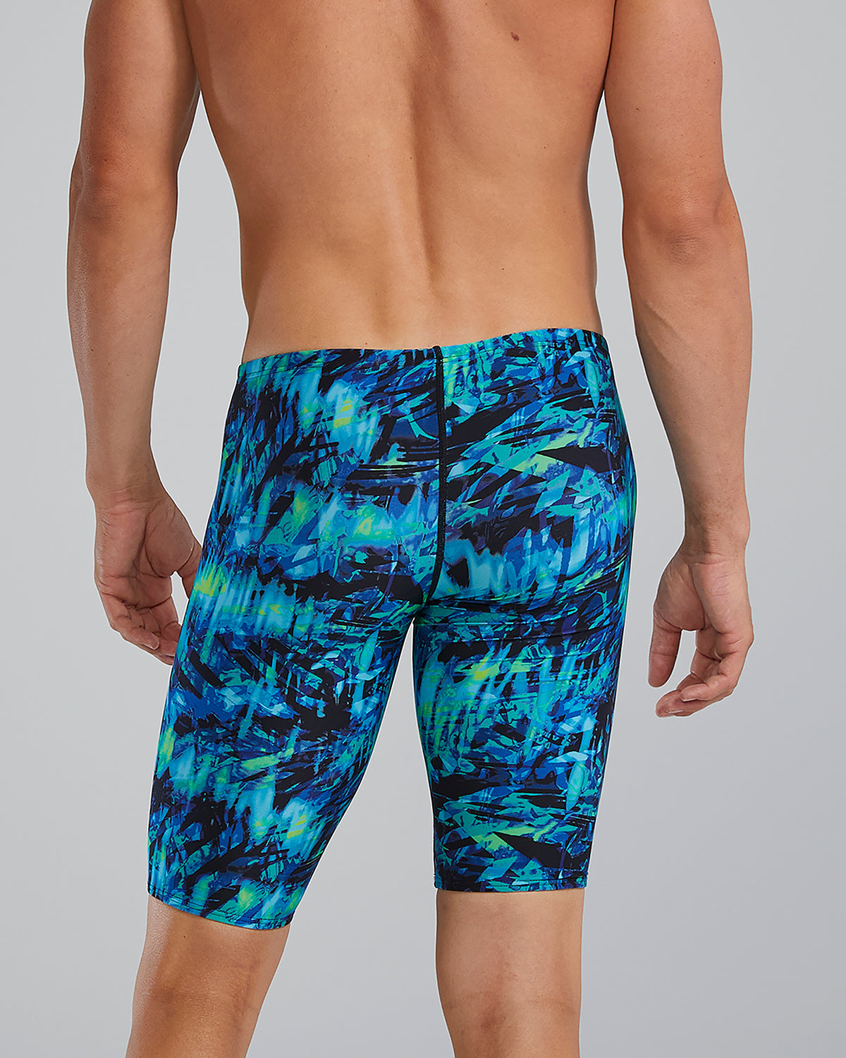 TYR Men's Seismo Durafast Lite Jammer | Blue/Green