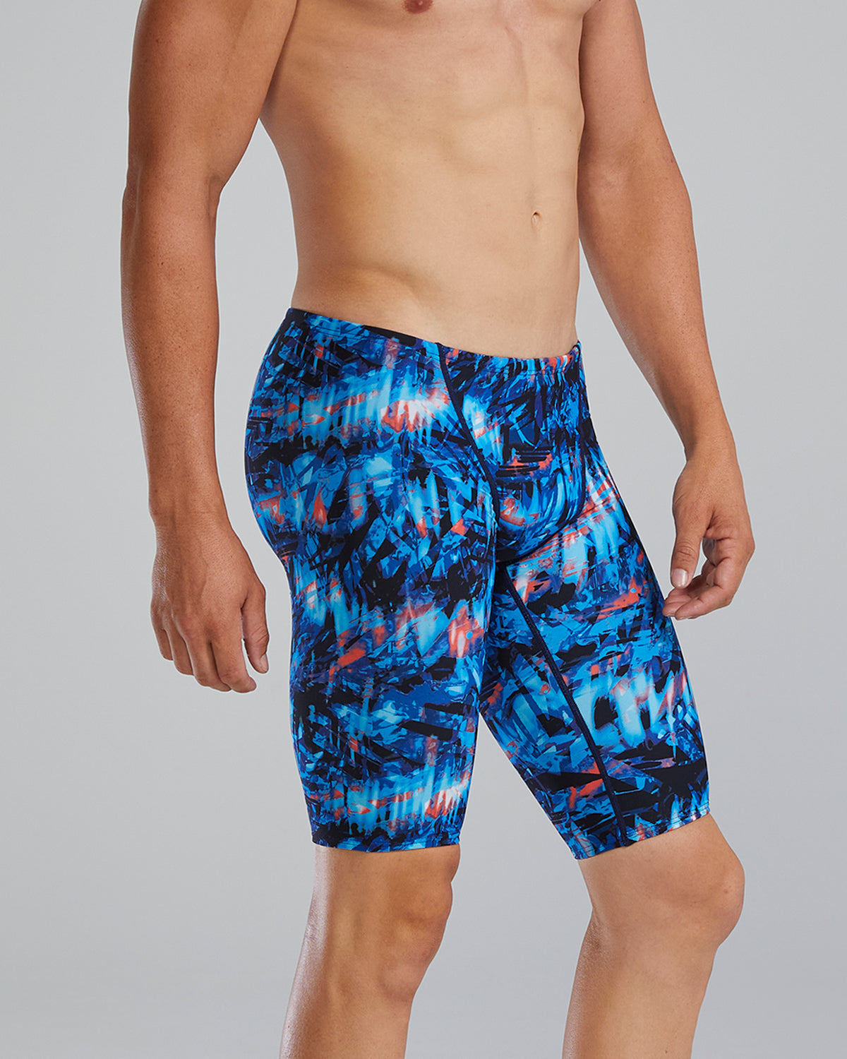 TYR Men's Seismo Durafast Lite Jammer | Red/White/Blue