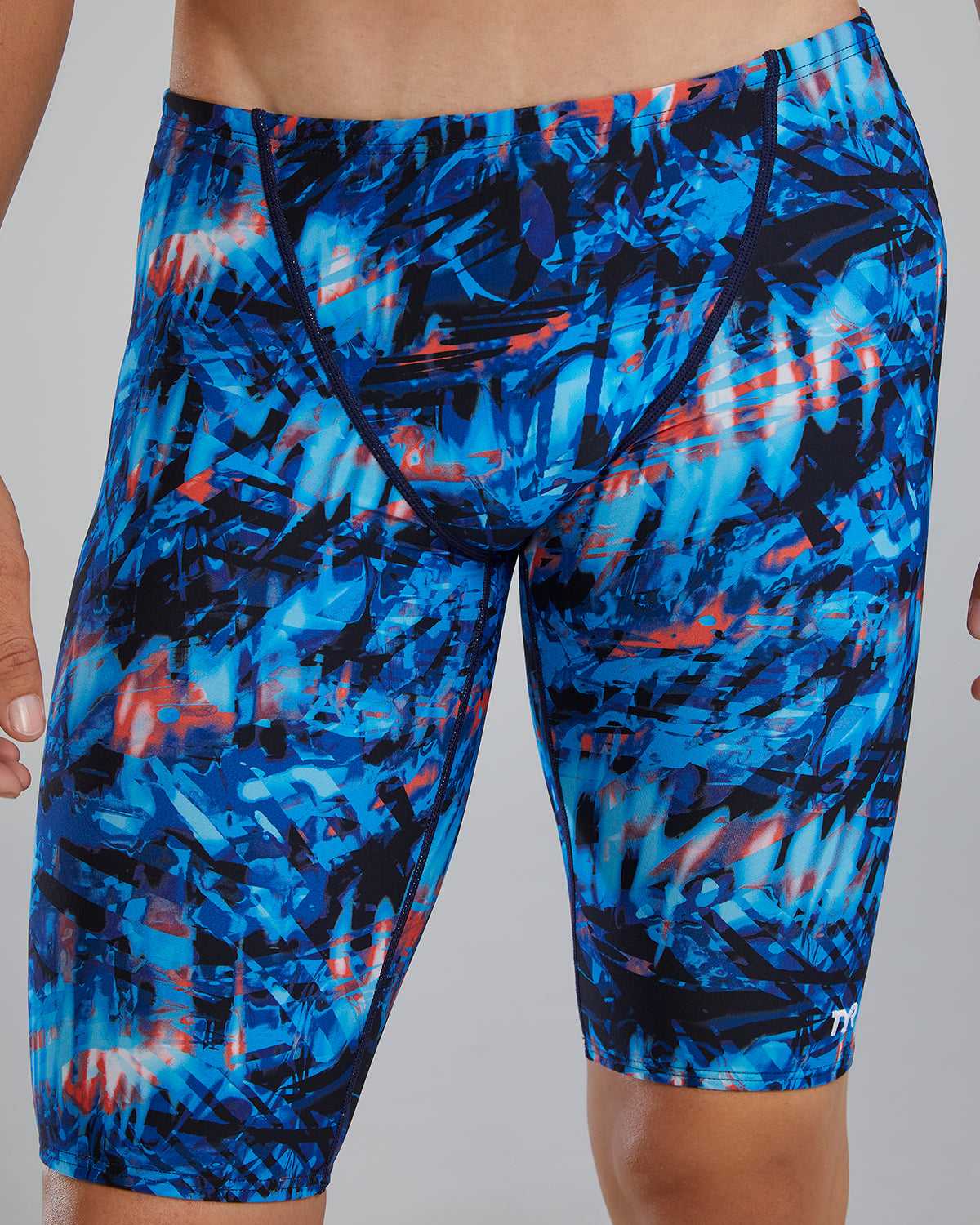 TYR Men's Seismo Durafast Lite Jammer | Red/White/Blue