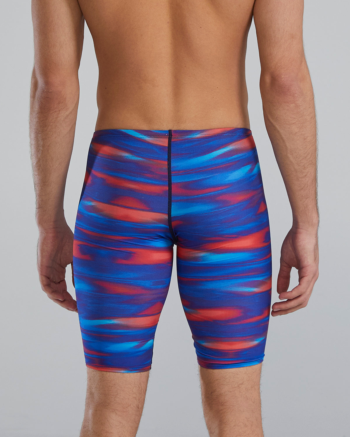 TYR Men's Durafast Lite Technowave Jammer | Red/White/Blue