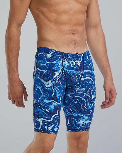 TYR Men's Thresher Hyperblitz Jammer | Blue Ice