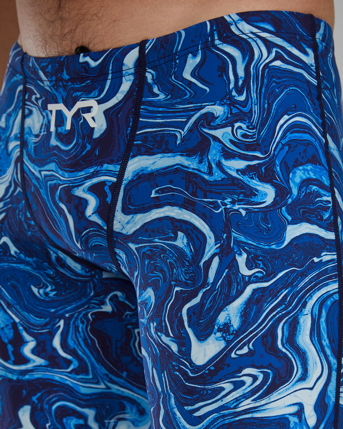TYR Men's Thresher Hyperblitz Jammer | Blue Ice