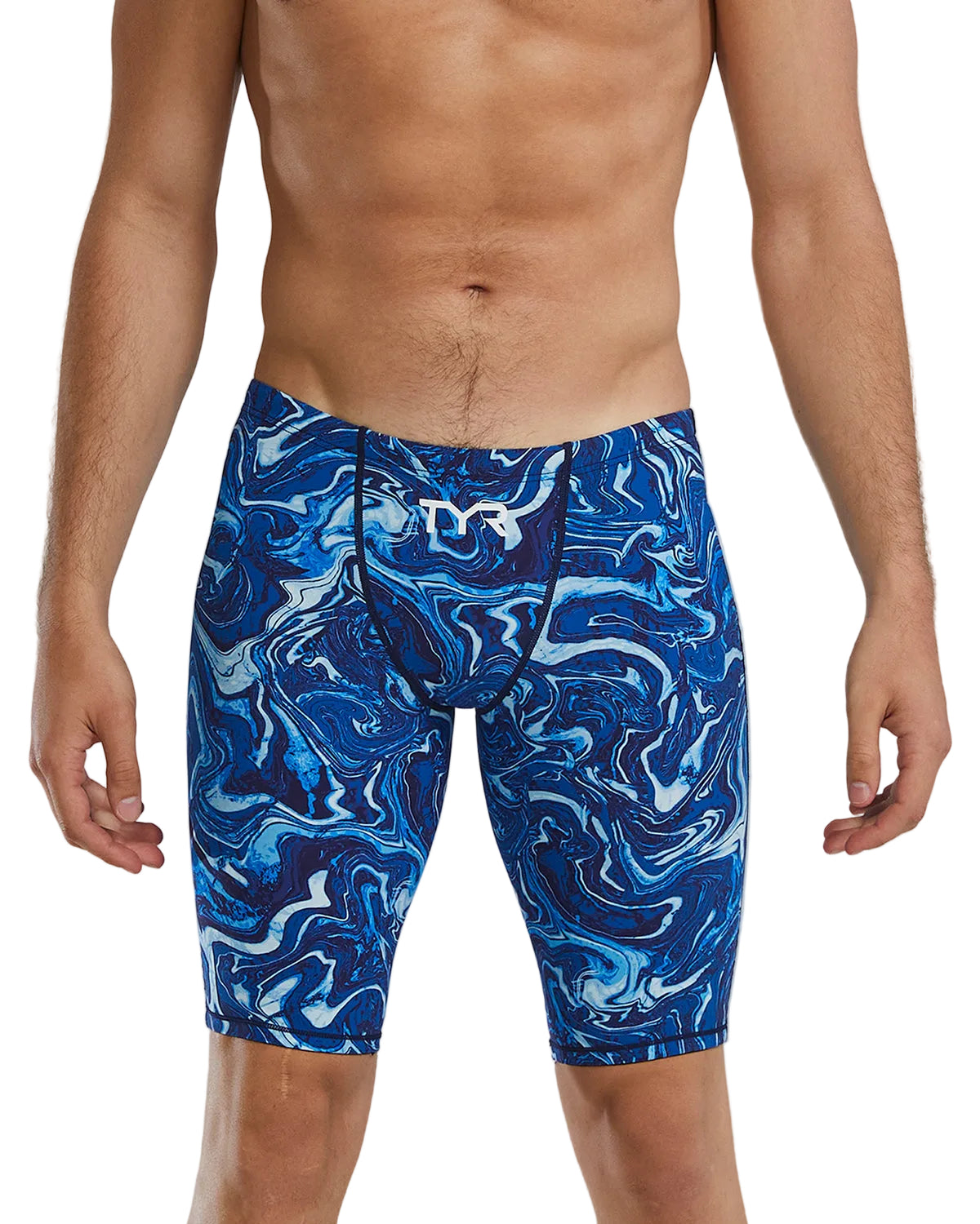 TYR Men's Thresher Hyperblitz Jammer | Blue Ice