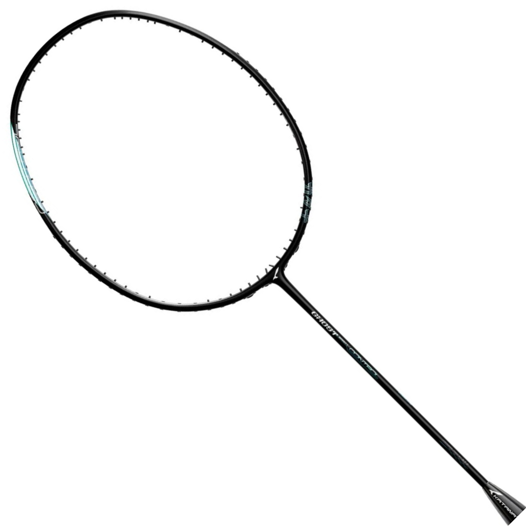 Katana Ghost Iced Edition Control Badminton Racket (Unstrung) | Black/Blue