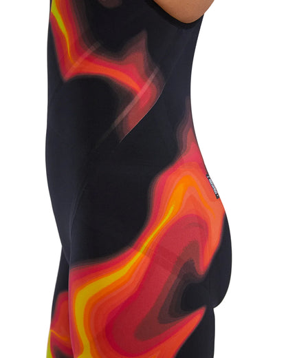 TYR Women's Venzo Infrared Openback Swimsuit | Fire