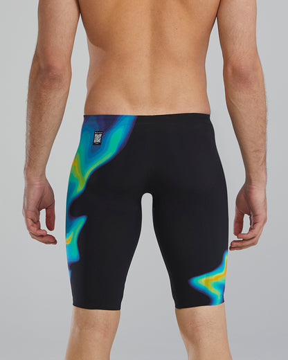 TYR Men's Venzo Infrared Low Waist Jammer Swimsuit | Orange/Green