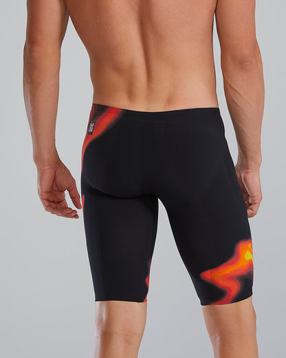 TYR Men's Venzo Infrared High Waist Jammer Swimsuit | Fire