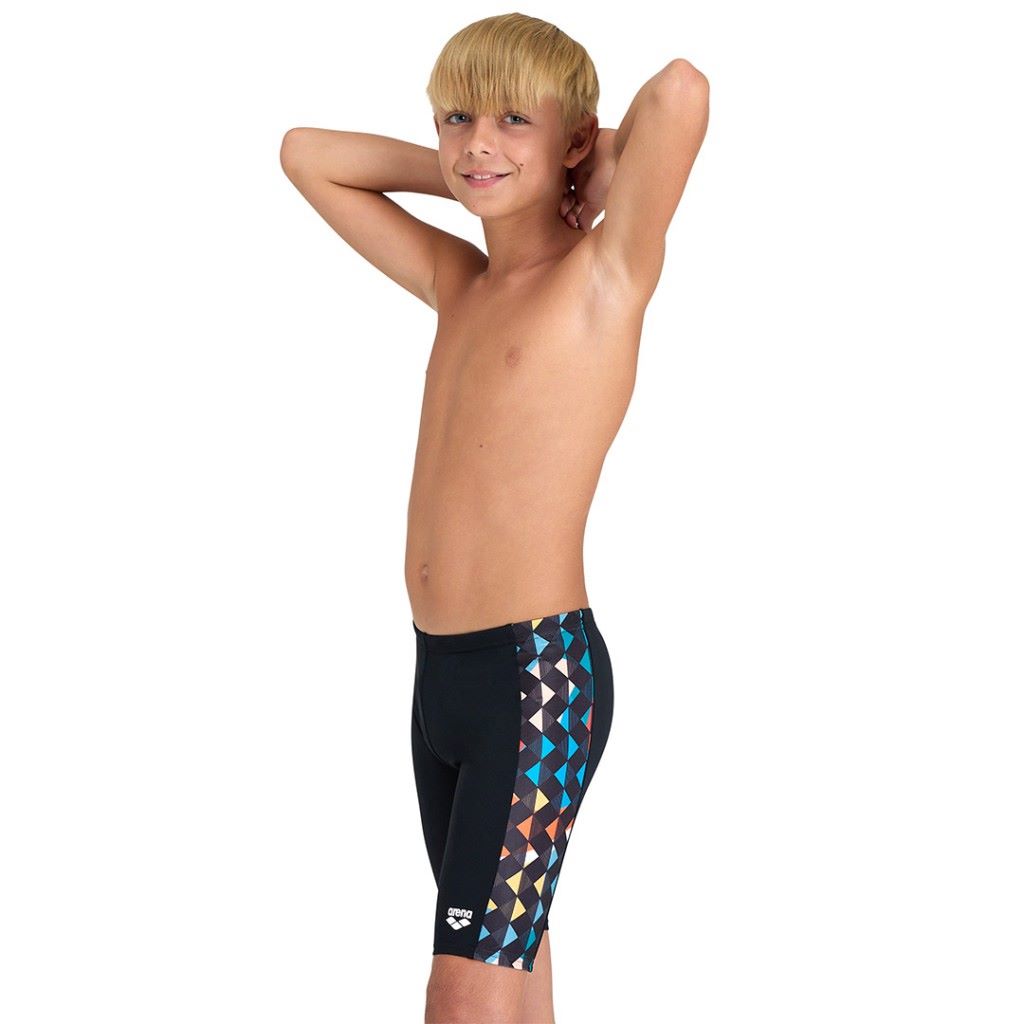 Arena Boys Carnival Swim Jammer | Black Multi – Achivr