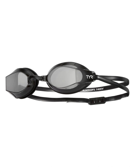 TYR Black OPS 140 EV Racing Goggles | Smoke/Black