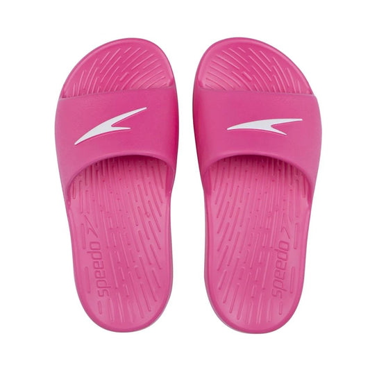Speedo Single Colour Slide Af-Elctrc Pnk/White