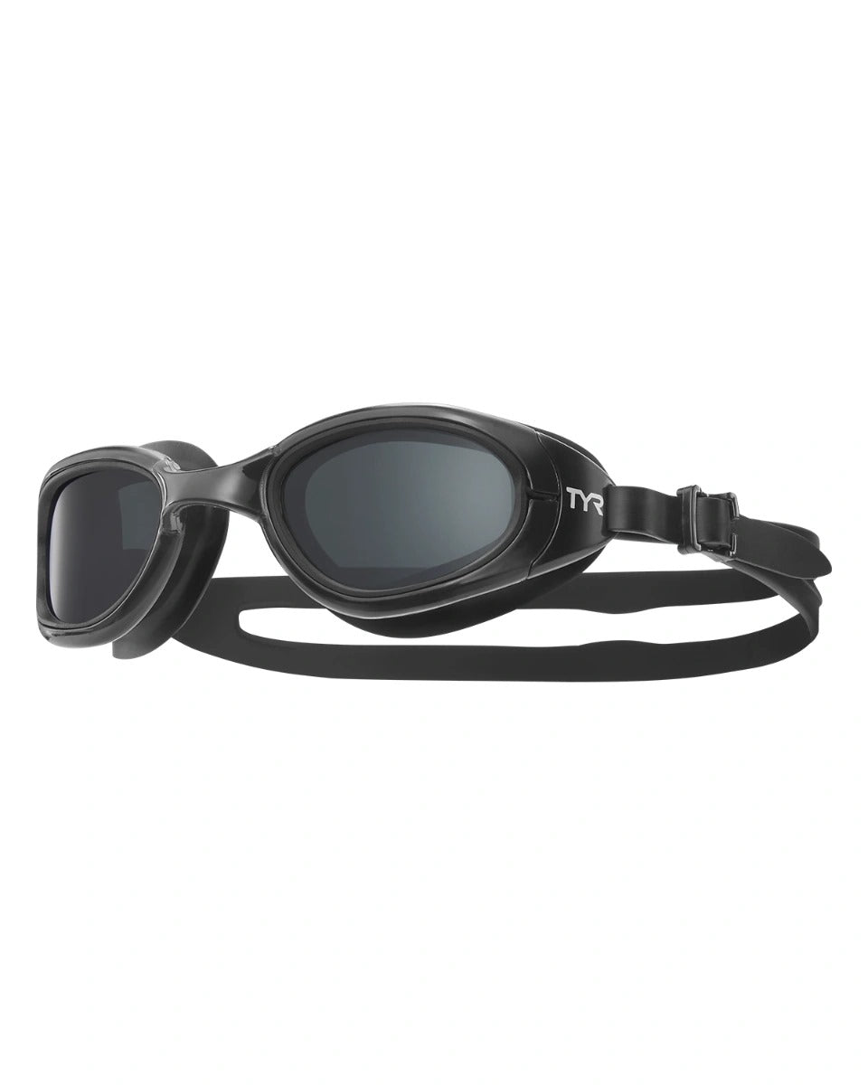 Tyr Adult Special Ops 2.0 Polarized Non-Mirrored Goggles / Black/Smoke