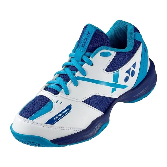 Yonex Power Cushion 39 Junior Badminton Shoe - White/Blue