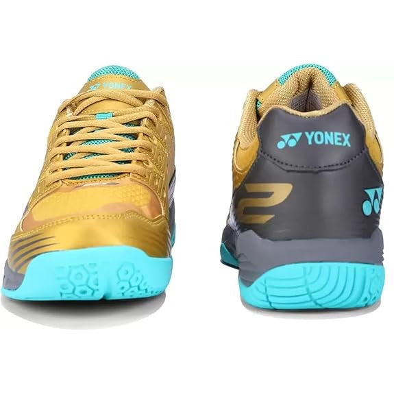 Yonex yellow badminton shoes hotsell