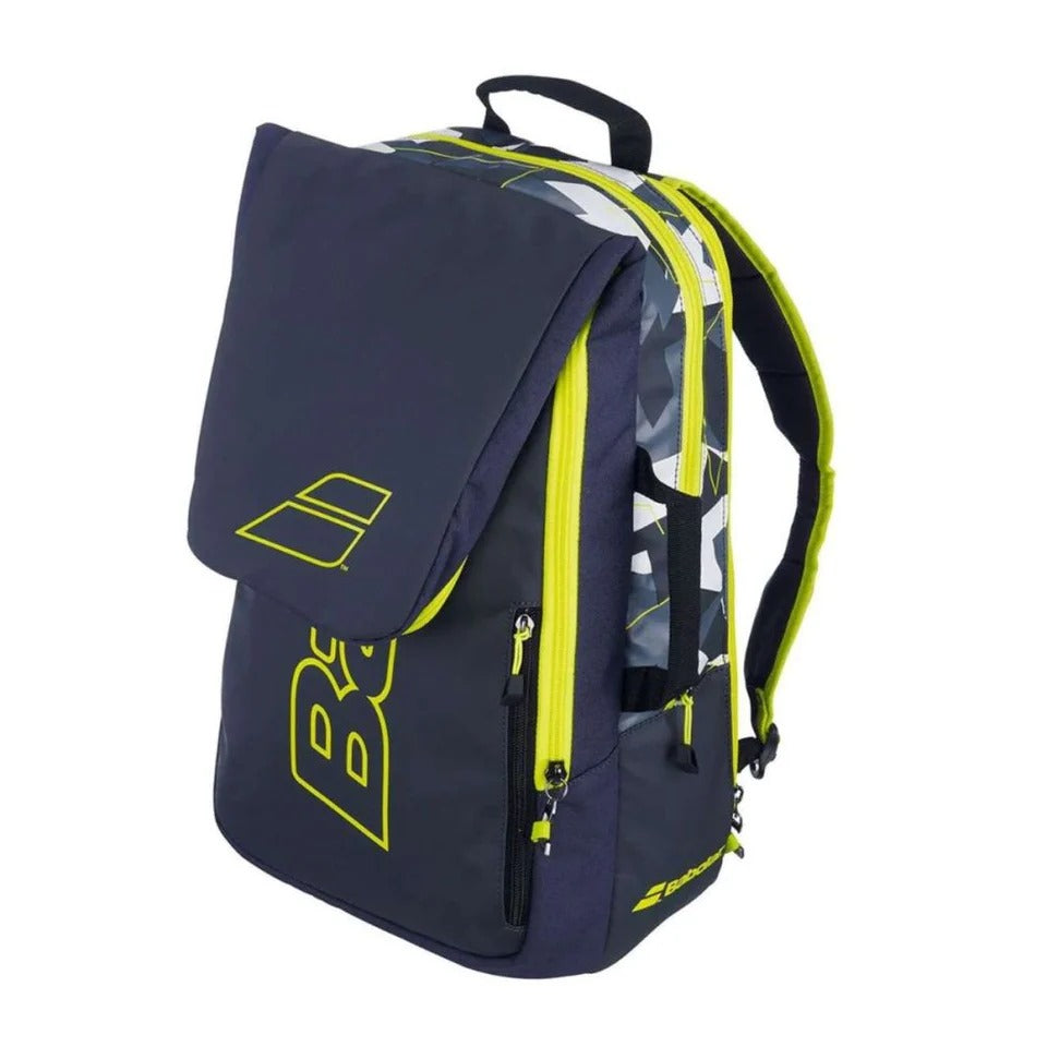 Babolat Pure Aero Tennis Backpack | Grey/Yellow/White