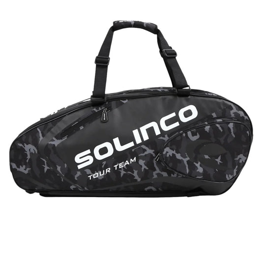 Solinco Tour 6R Tennis Racket Bag | Black Camo