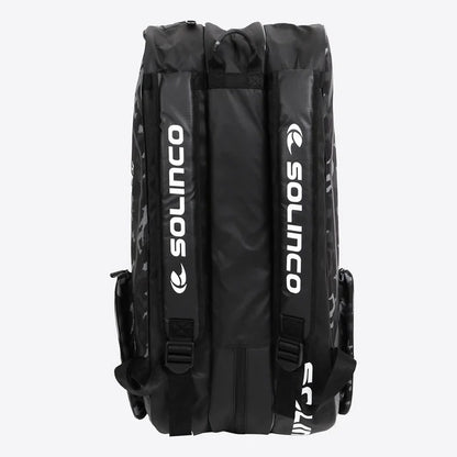 Solinco Tour 15R Tennis Racket Bag | Black Camo