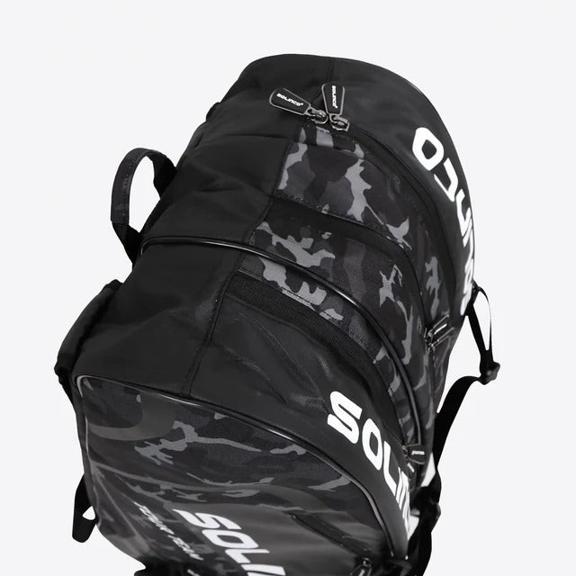 Solinco Tour 15R Tennis Racket Bag | Black Camo