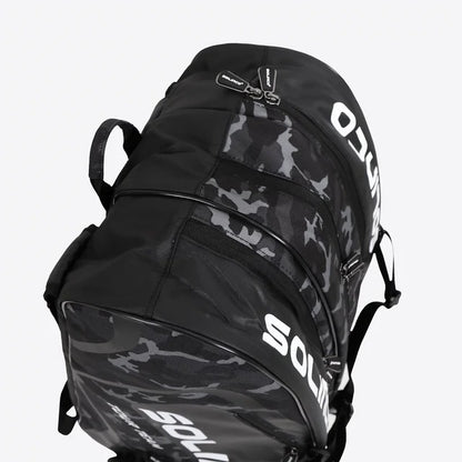 Solinco Tour 15R Tennis Racket Bag | Black Camo