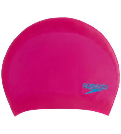 Speedo Long Hair Junior Swim Cap | Pink