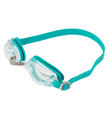 Speedo Adult Jet V2 Clear Lens Swim Goggle | Green/Clear