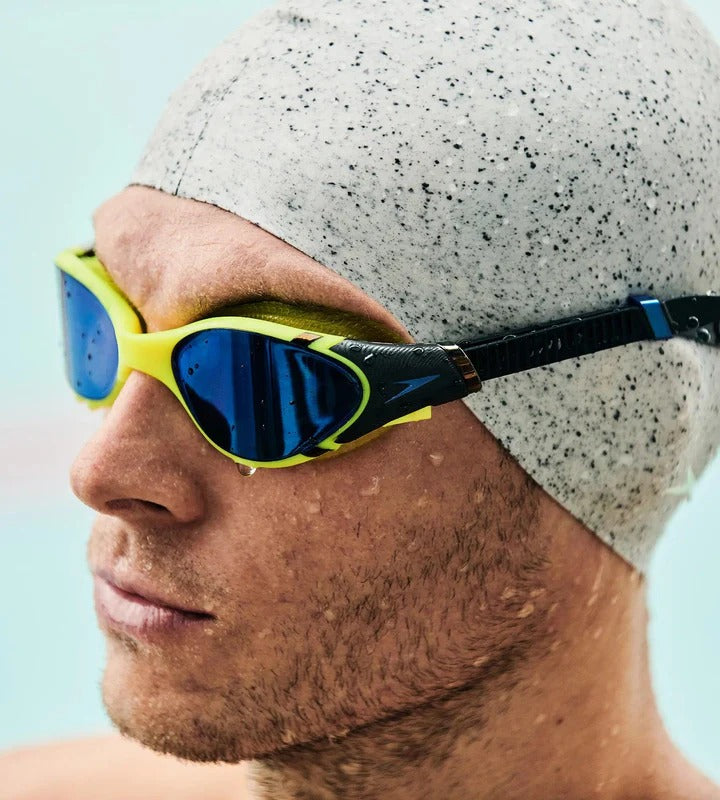 Speedo Biofuse 2.0 Mirror Lens Swim Goggles | Yellow/Smoke