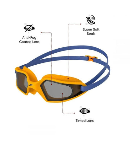 Speedo Junior Hydropulse Tint-Lens Goggles | Blue/Orange