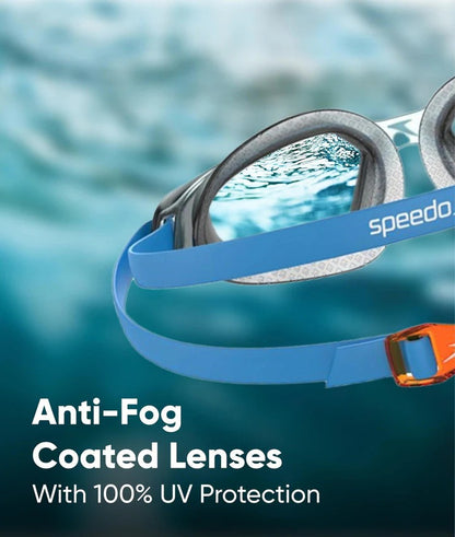 Speedo Junior Hydropulse Tint-Lens Goggles | Blue/Orange