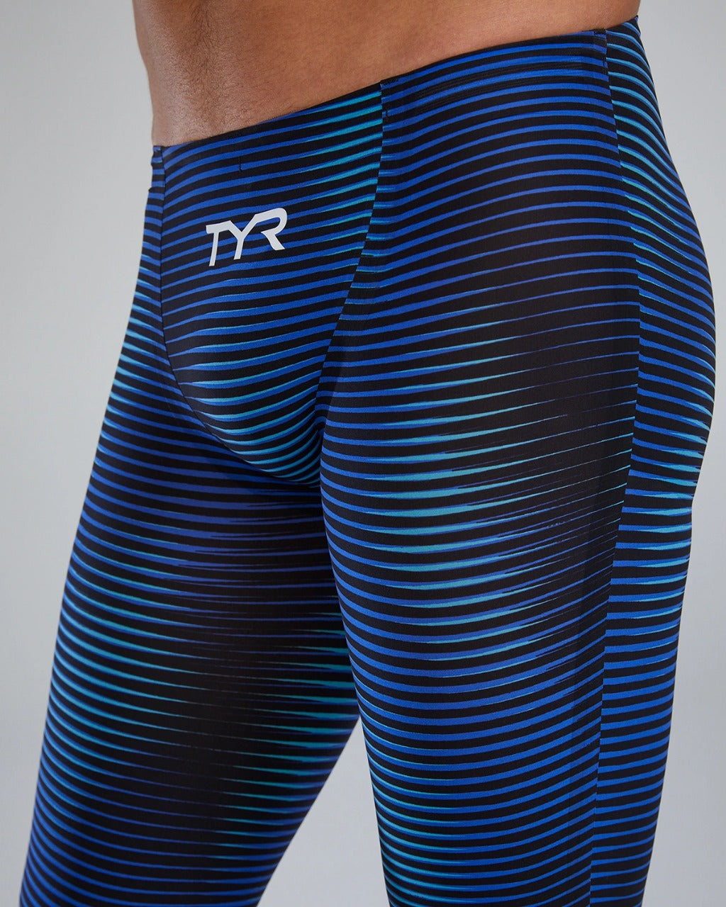 TYR Men's Avictor 2.0 Luminis High Waist Jammer | Blue