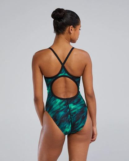 TYR Women's Soren Durafast Elite Diamondfit Swimsuit | Green