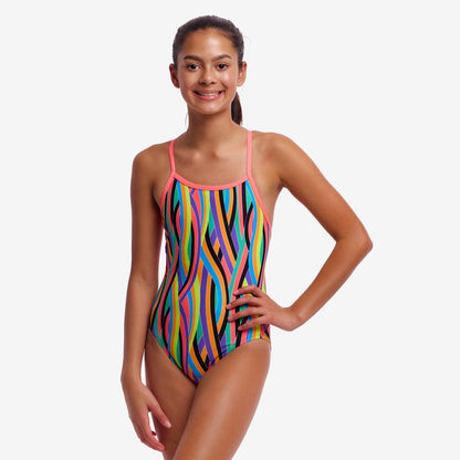 Funkita Girl's Single Strap One Piece | Curl Curl