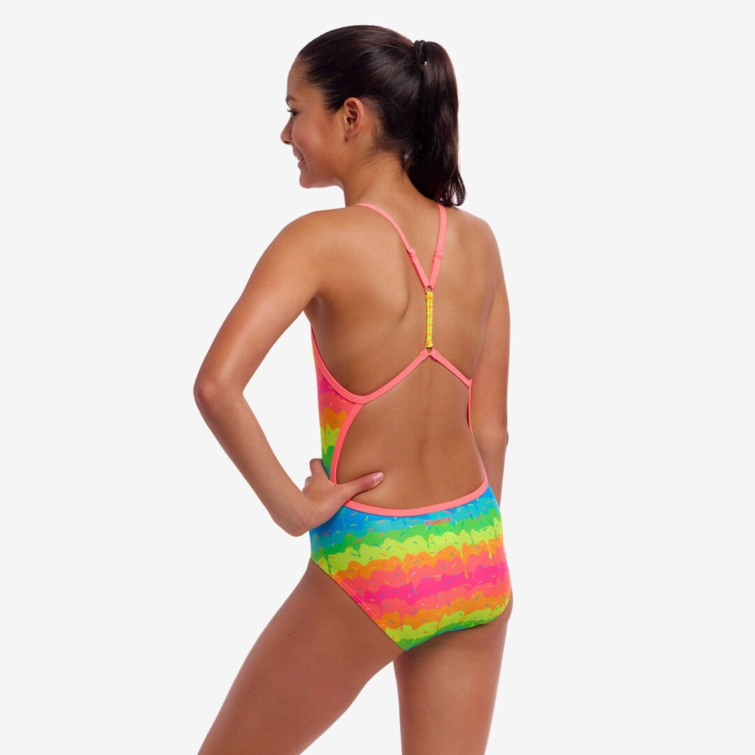 Funkita Girl's Diamond Back One Piece | Melting Mayhem